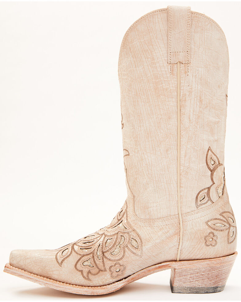 Shyanne Women's Belle White Western Boots - Snip Toe, White, hi-res