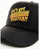Image #2 - Rodeo Hippie Women's Let's Get Western Ball Cap, Black, hi-res