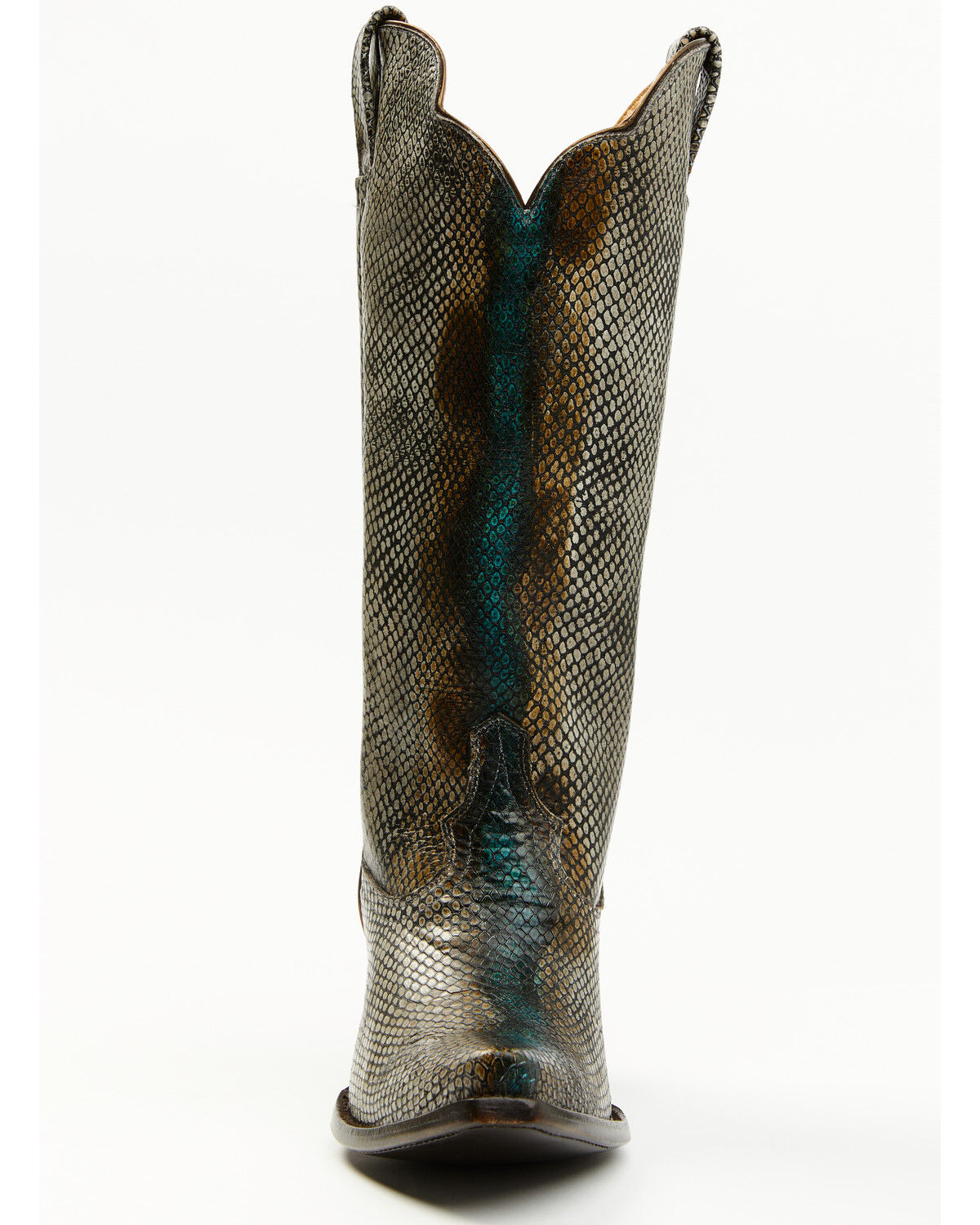 Image #4 - Idyllwind Women's Strut Snake Print Leather Western Boots - Snip Toe, Multi, hi-res