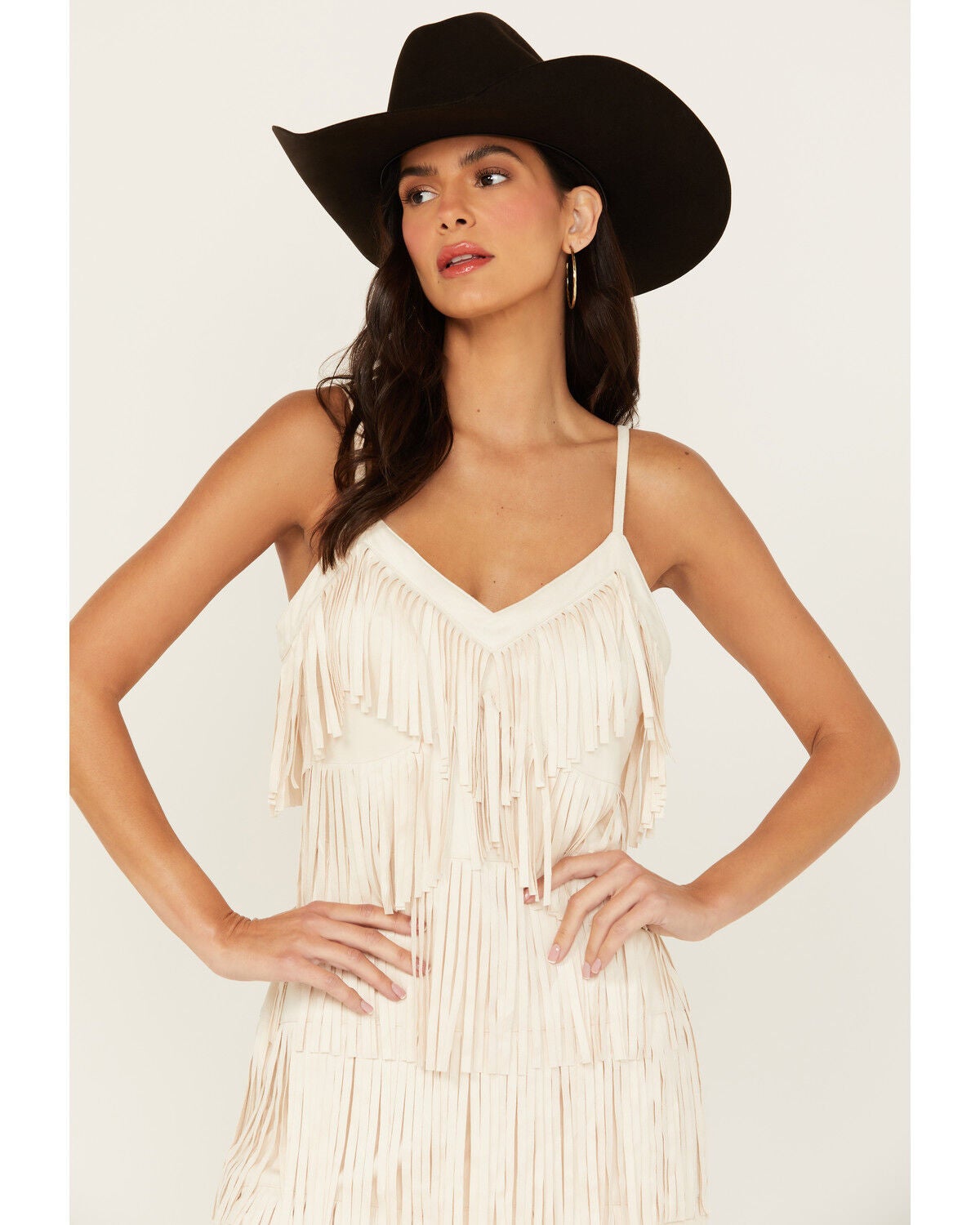 Image #5 - Idyllwind Women's Brixworth Fringe Festival Mini Dress, Off White, hi-res