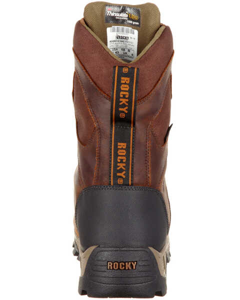 Rocky Men's Sport Pro Waterproof Outdoor Boots - Round Toe, Dark Brown, hi-res