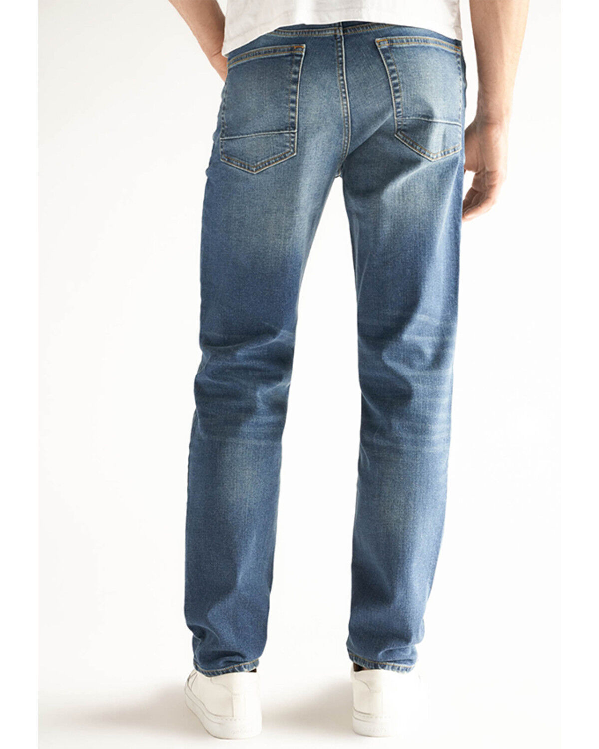 Image #3 - DEVIL-DOG Dungarees Men's Ash Core Light Wash Slim Straight Stretch Denim, Light Wash, hi-res