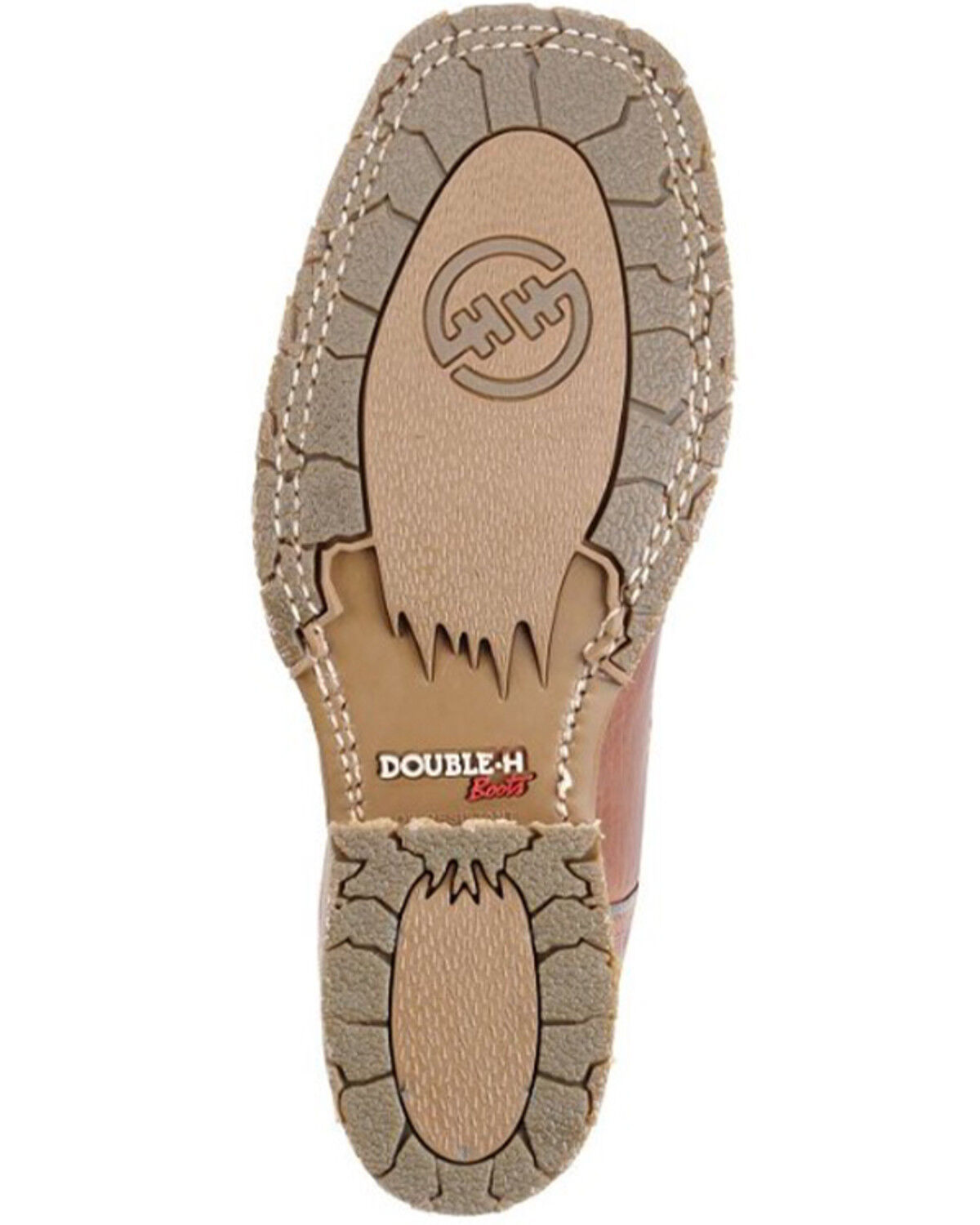 Image #7 - Double H Men's Roper Buckaroo Western Boots - Broad Square Toe, , hi-res