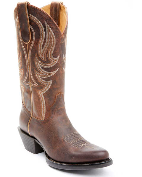 Image #1 - Shyanne Women's Morgan Xero Gravity Western Boots - Round Toe, Brown, hi-res