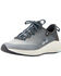 Image #1 - Ariat Women's Shiftrunner Lace-Up Soft Work Sneakers - Round Toe, Grey, hi-res