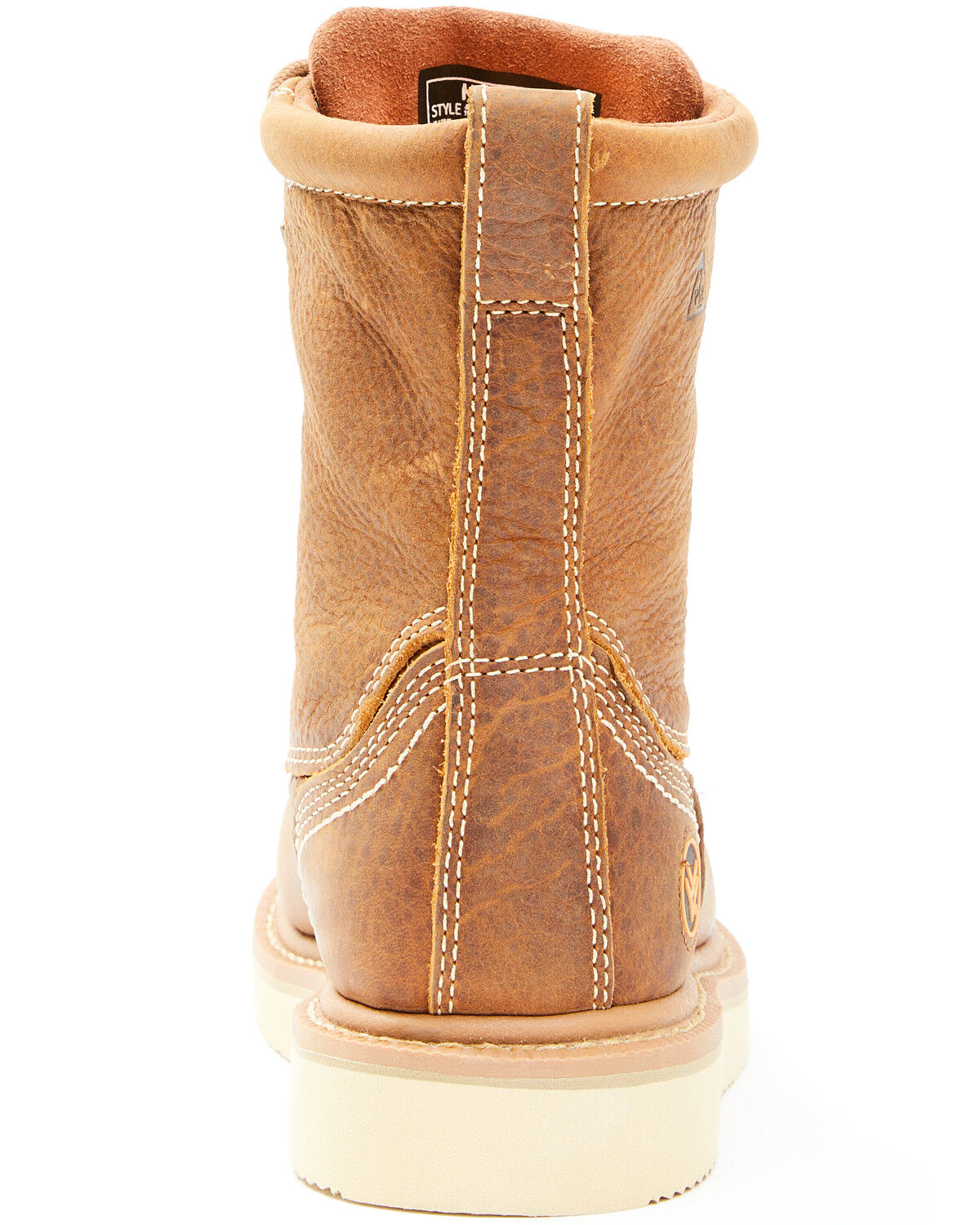 Image #5 - Hawx Men's Brown Wedge Work Boots - Soft Toe, Brown, hi-res