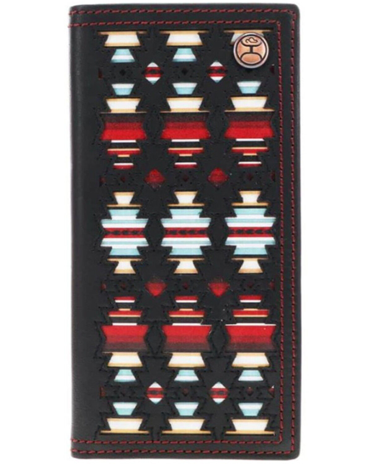 Image #1 - Hooey Men's Sunizona Knockout Rodeo Wallet, Brown, hi-res