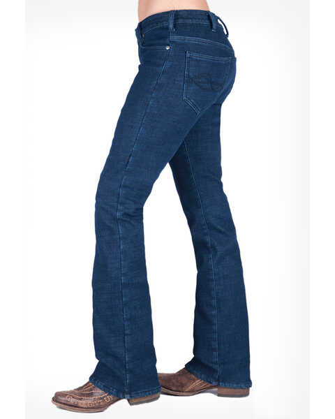 Cowgirl Tuff Women's Tuff Winter Jeans, Blue, hi-res