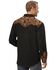 Image #3 - Scully Floral Embroidered Western Shirt, Black, hi-res