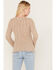 Image #4 - Idyllwind Women's Ranger Pointelle Henley Long Sleeve Shirt, Oatmeal, hi-res