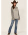 Image #2 - Kimes Ranch Women's Summer Love Sweatshirt Hooded Pullover, Grey, hi-res