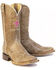 Image #1 - Tin Haul Women's Cacatillow Western Boots - Broad Square Toe, Tan, hi-res