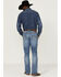Image #3 - Wrangler 20X Men's Mist Light Wash Stretch Slim Bootcut Jeans - Long, Light Wash, hi-res