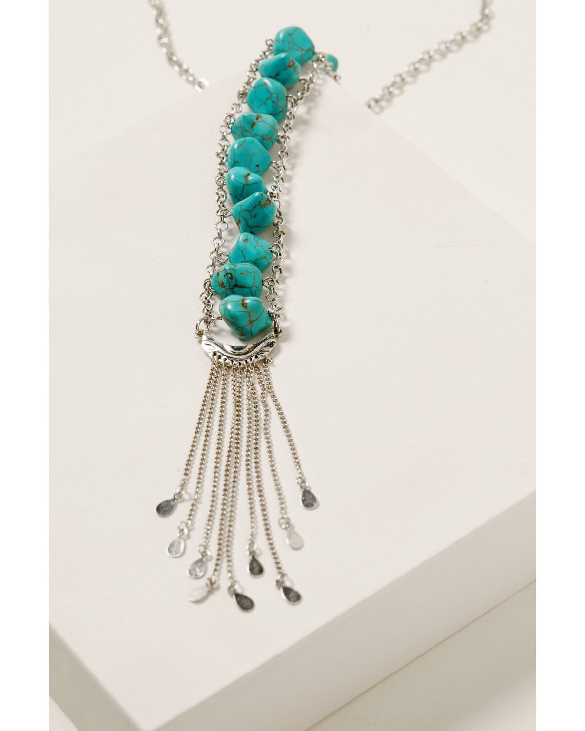 Image #1 - Idyllwind Women's Dive Down South Drop Necklace, Silver, hi-res