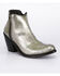 Image #1 - Liberty Black Women's Cracked Metallic Booties - Pointed Toe, Gold, hi-res