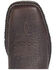 Justin Men's Amarillo Slate Waterproof Western Work Boots - Soft Toe, Brown, hi-res