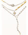 Image #2 - Shyanne Women's Silver Lariat & Beaded Pendant Necklace, Silver, hi-res