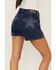 Image #4 - Rock & Roll Denim Women's Dark Wash High Rise Star Denim Shorts, , hi-res