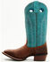 Image #3 - Laredo Women's Sable Western Boots - Broad Square Toe, Brown, hi-res