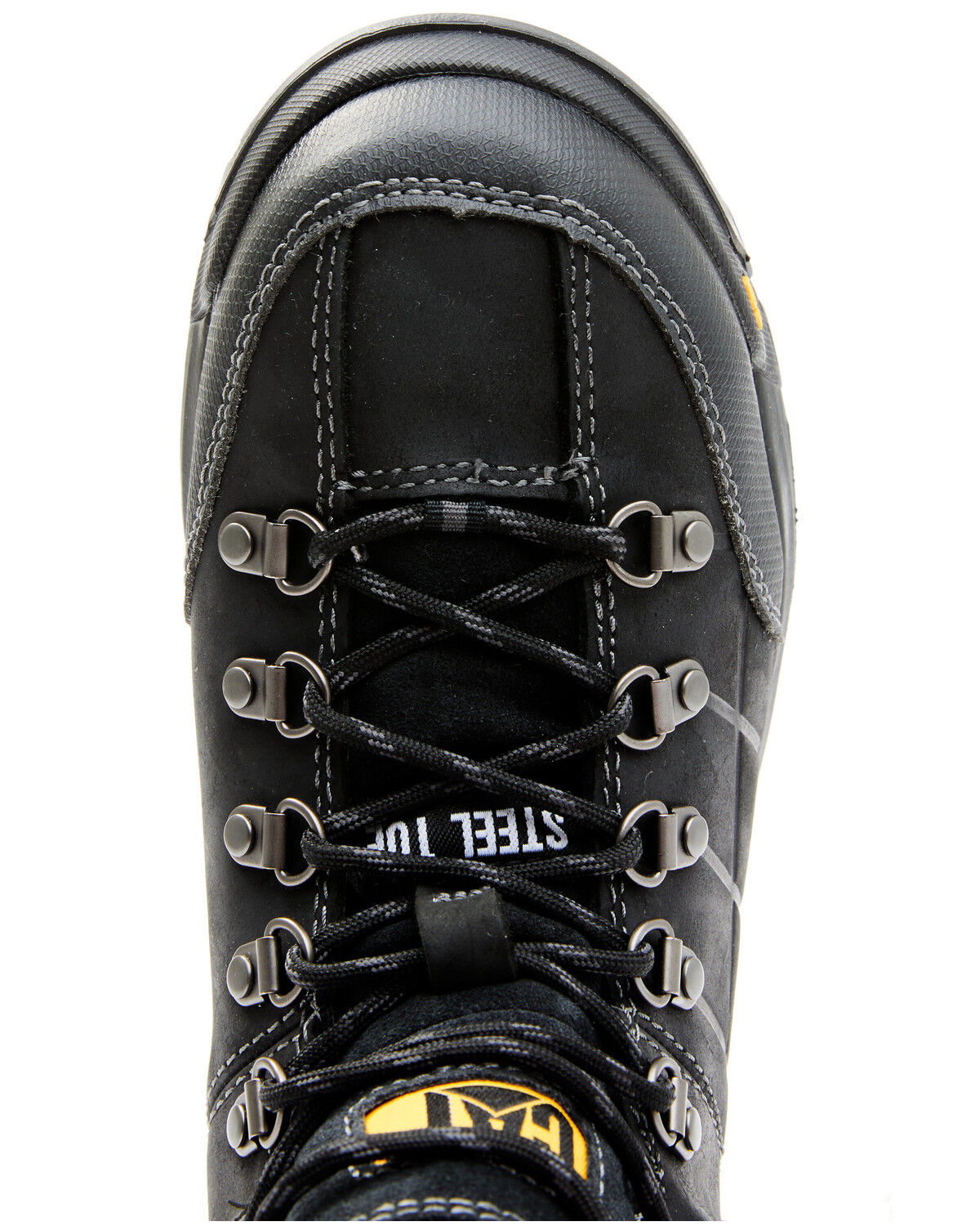 Image #6 - CAT Men's Threshold Waterproof Work Boots - Steel Toe, Black, hi-res