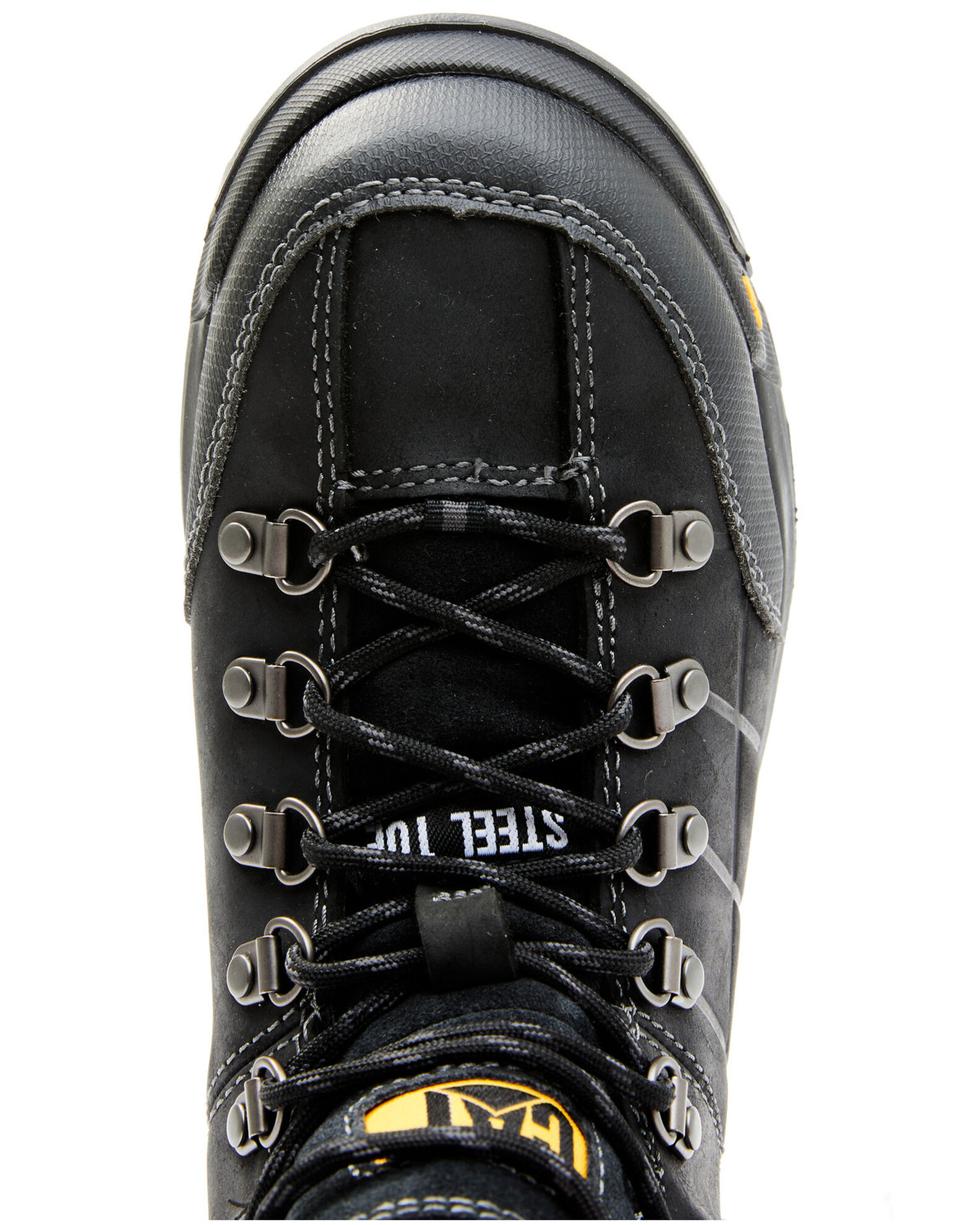 Image #6 - CAT Men's Threshold Waterproof Work Boots - Steel Toe, Black, hi-res