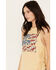 Image #2 - Rock & Roll Denim Women's Howdy Fringe Graphic Tank, Light Yellow, hi-res