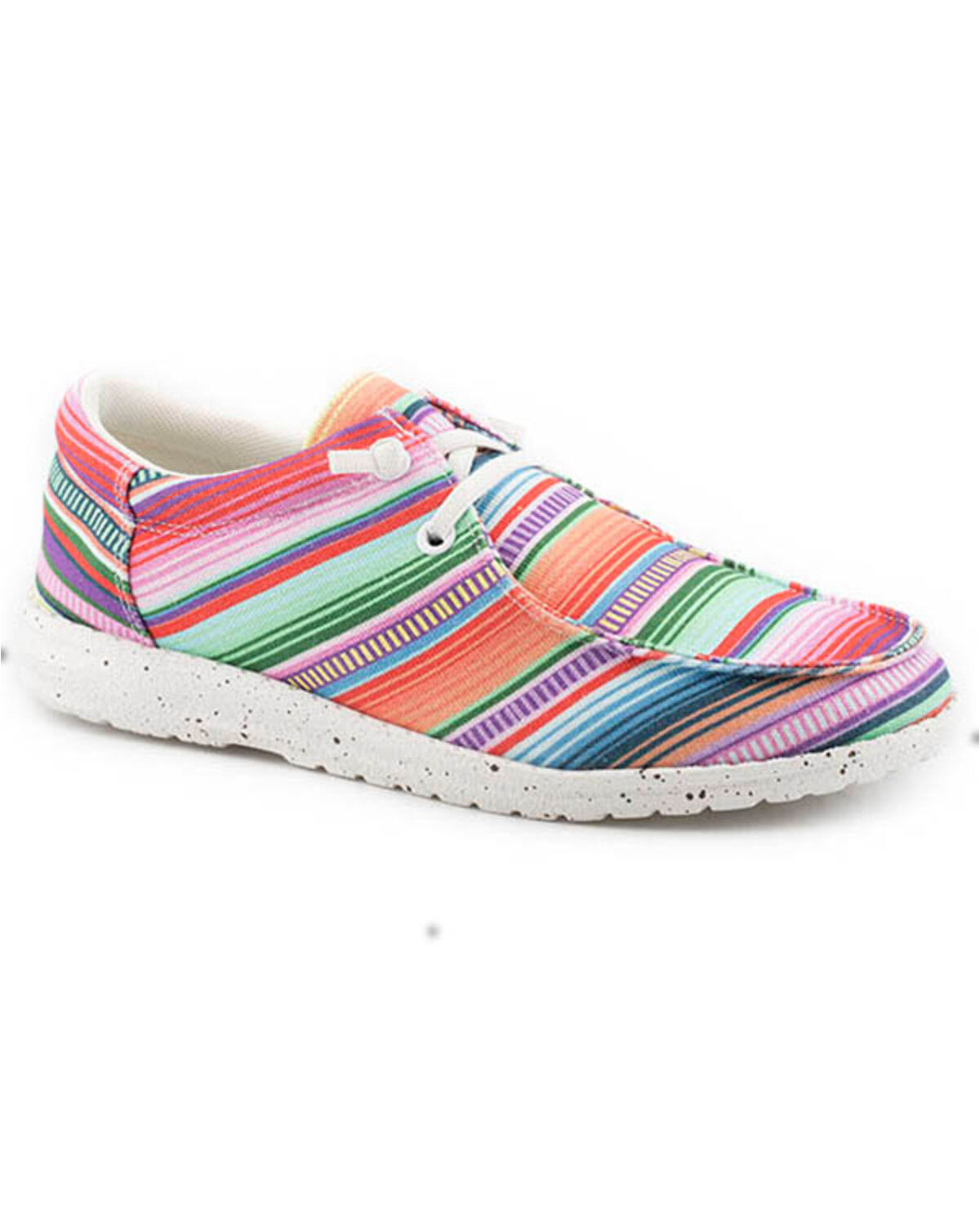 Image #1 - Roper Women's Hang Loose Slip-On Causal Shoes - Moc Toe, Pink, hi-res