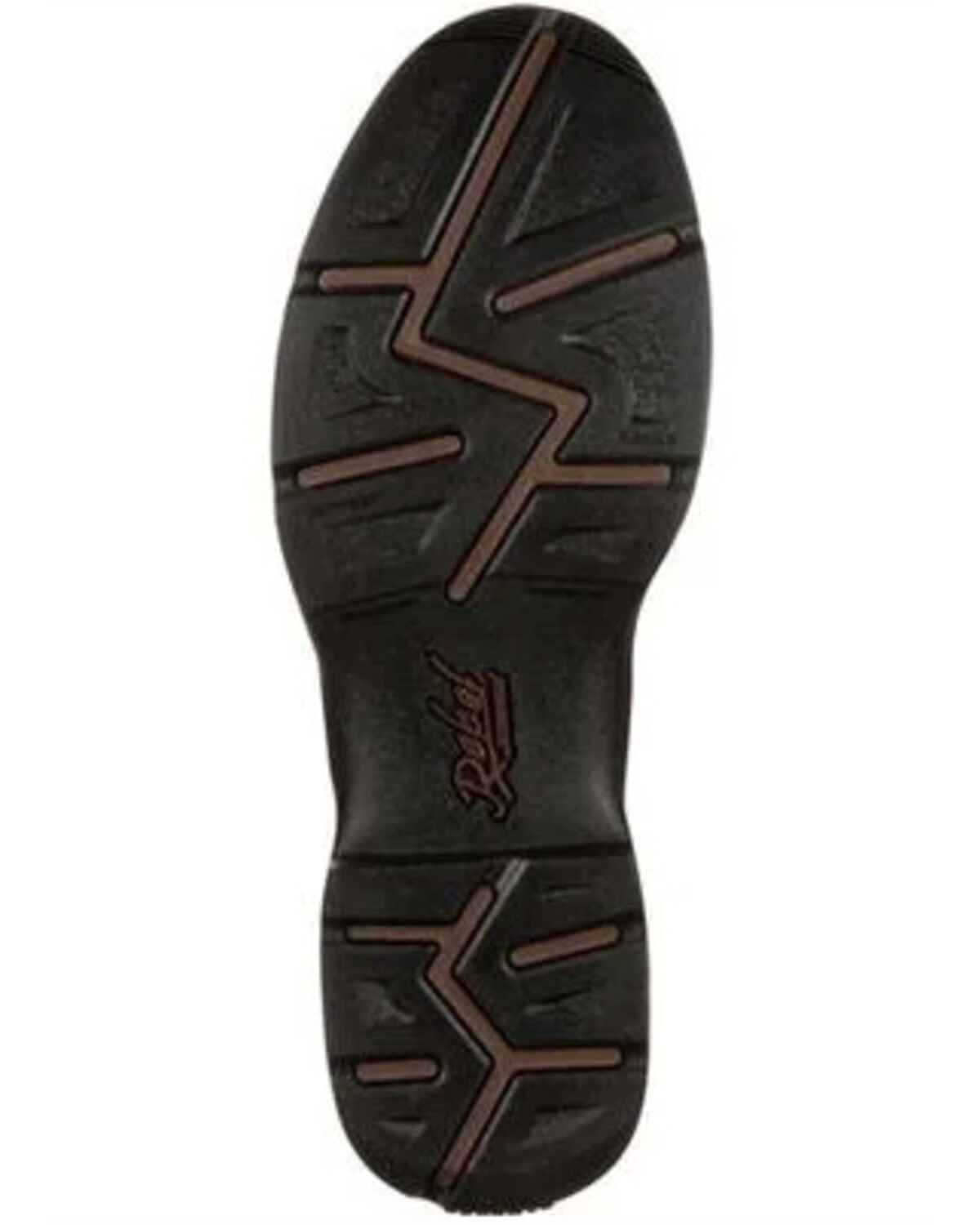 Image #7 - Durango Rebel Men's Saddle Western Boots - Round Toe, Bark, hi-res