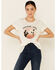 Cut & Paste Women's Explore More Desert Graphic Short Sleeve Tee , Ivory, hi-res