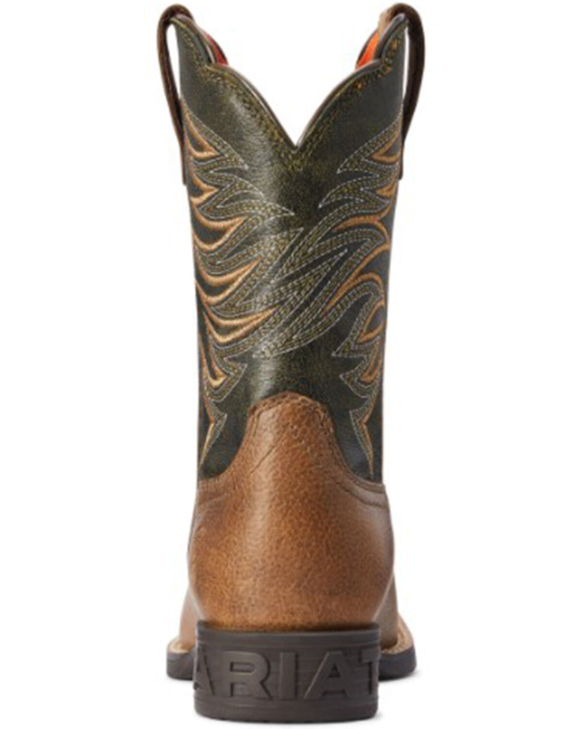 Image #3 - Ariat Boys' Firecatcher Alflafa Western Boots - Broad Square Toe, Brown, hi-res