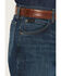 Image #2 - Wrangler 20X Men's 01MWX Dark Wash Competition Relaxed Bootcut Jeans, Vintage Blue, hi-res