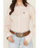 Image #3 - Cinch Women's Dotted Long Sleeve Button-Down Western Shirt, Pink, hi-res