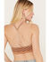 Image #4 - Fornia Women's Stripe Halter Bralette, Rust Copper, hi-res