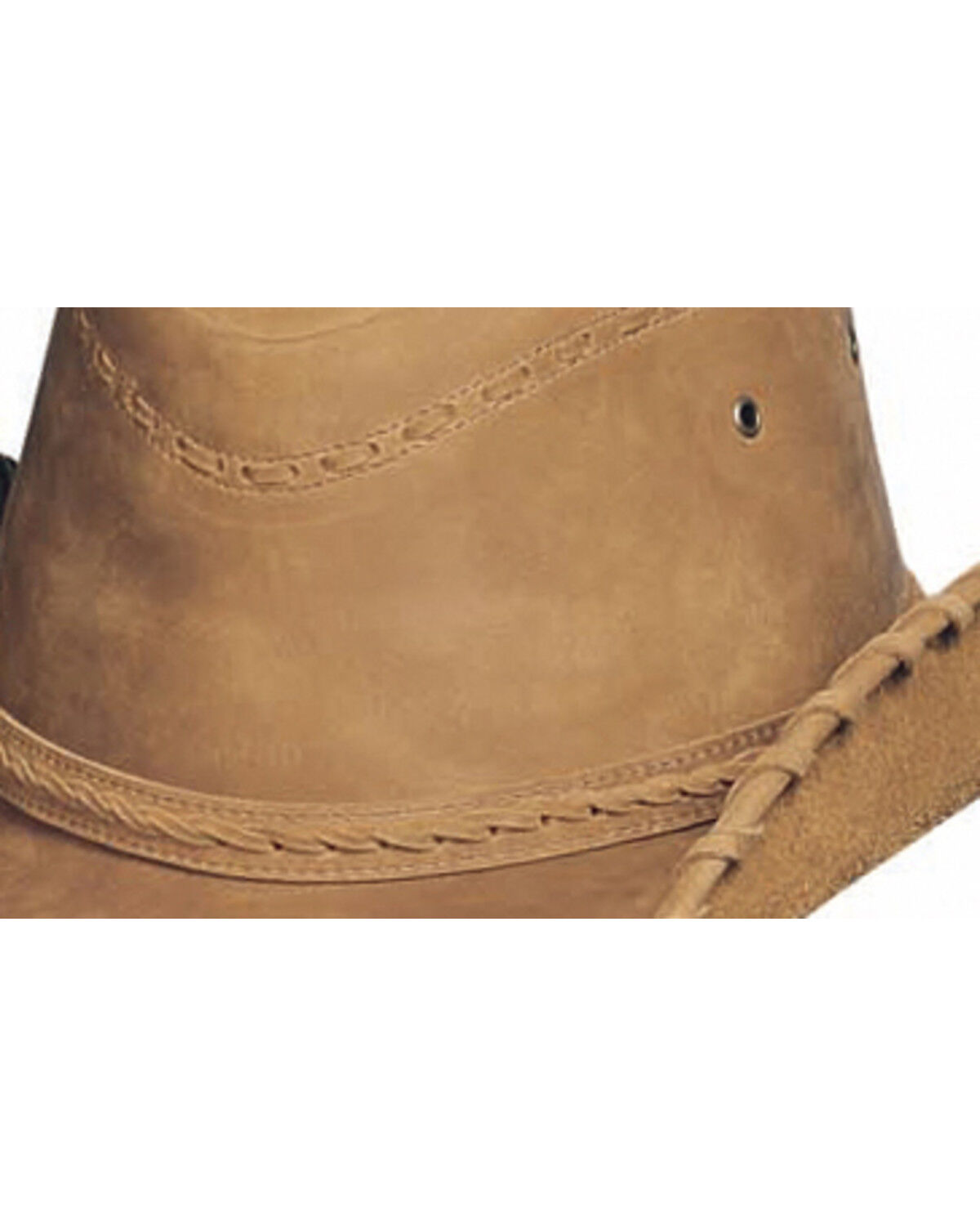 Image #2 - Bullhide Men's Sydney Leather Hat, Tobacco, hi-res