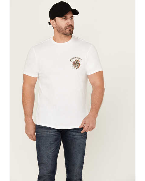 Brixton Men's El Toro Bull Short Sleeve Graphic T-Shirt , White, hi-res