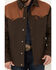 Image #3 - Cinch Men's Color Block Canvas Jacket, Brown, hi-res