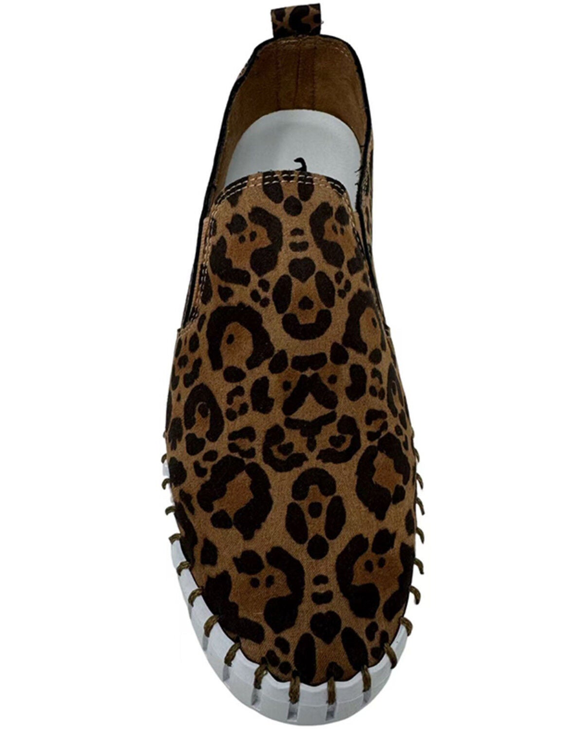 Image #4 - Very G Women's Sandra Leopard Print Slip-On Shoes, Tan, hi-res