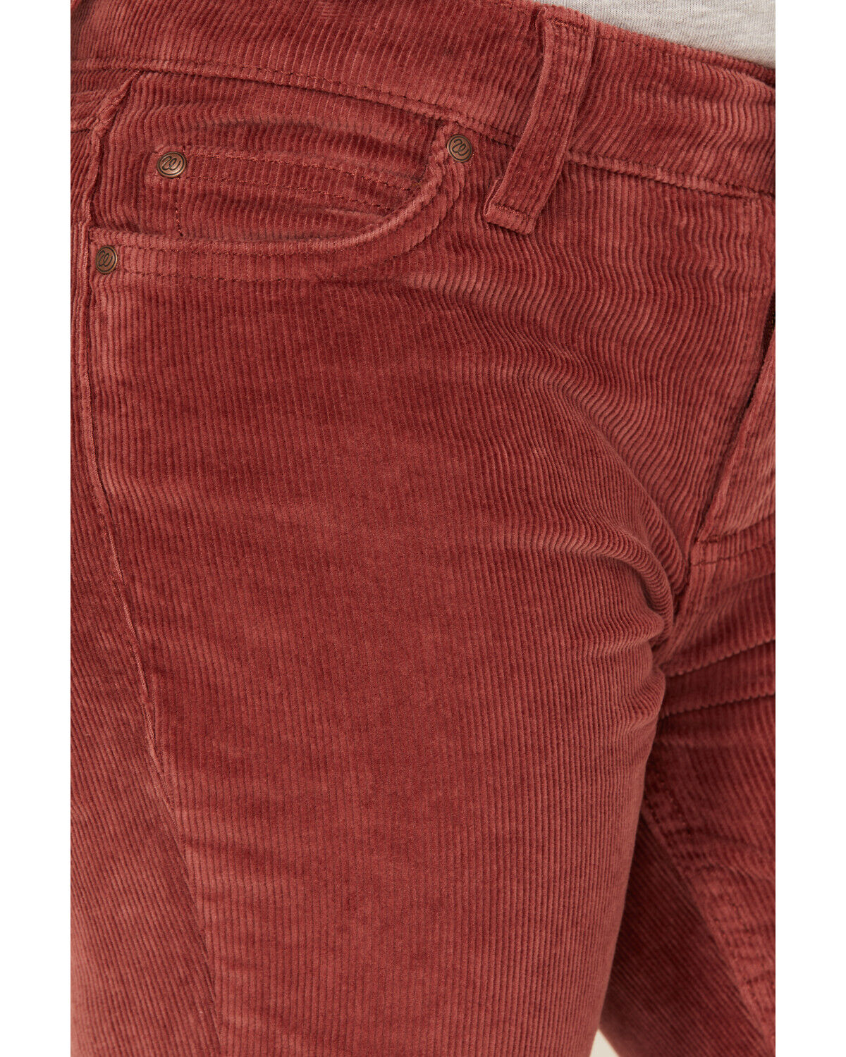 Image #2 - Wrangler Girls' Corduroy Stretch Flare Jeans, Rust Copper, hi-res