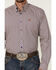 Image #3 - Cinch Men's Floral Geo Print Long Sleeve Button-Down Western Shirt, Purple, hi-res