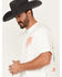 Image #2 - Diamond Cross Ranch Men's Buck Yeah Short Sleeve Graphic T-Shirt, White, hi-res