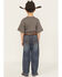 Image #3 - Cody James Little Boys' Wolfstooth Relaxed Bootcut Stretch Denim Jeans, Medium Wash, hi-res