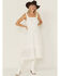 Image #2 - Yura Women's Solid Sleeveless Midi Dress, White, hi-res