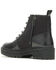 Image #3 - Harley Davidson Women's Valene Canvas 5" Lace-Up Moto Boots - Round Toe, Black, hi-res
