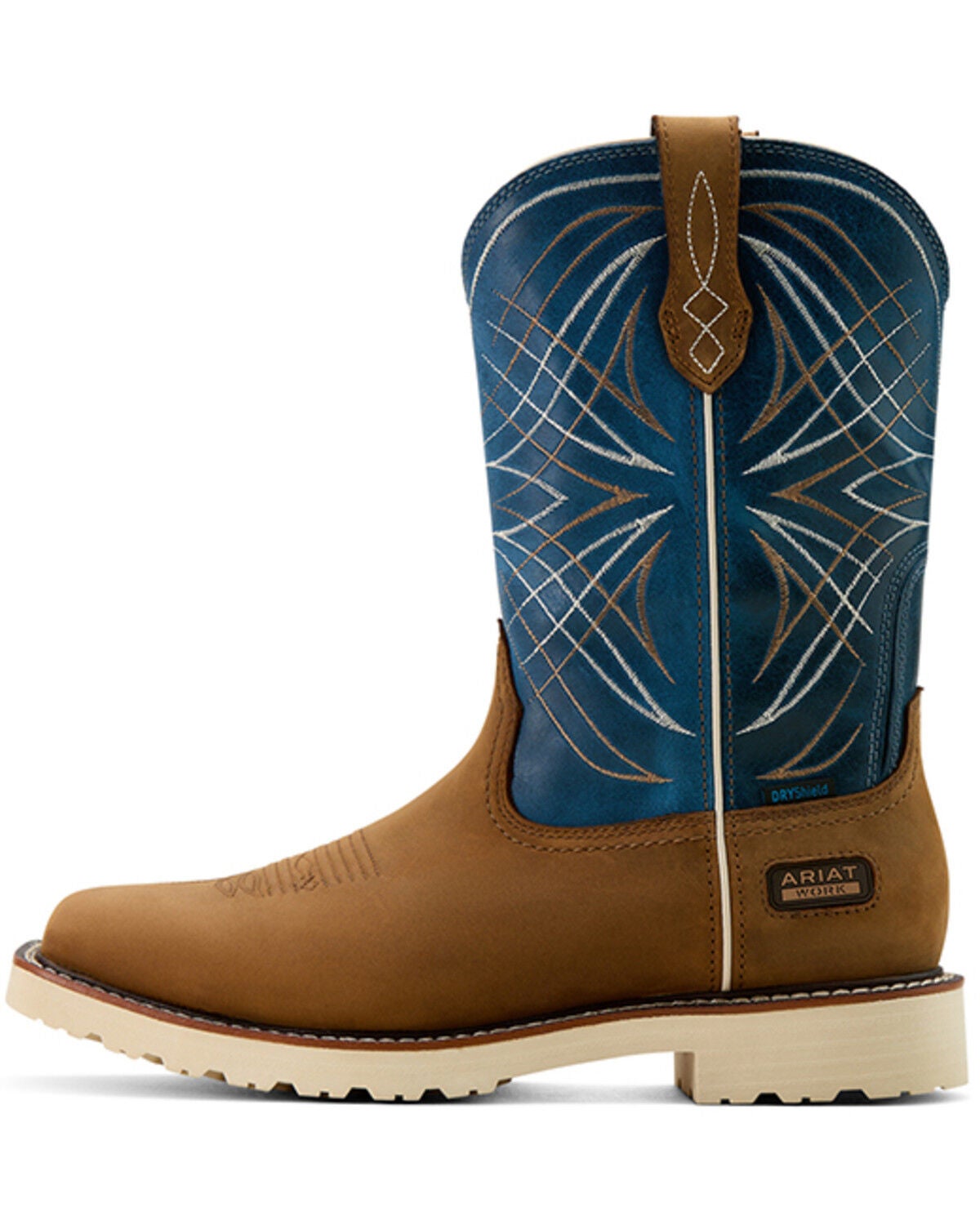 Image #2 - Ariat Men's Activator Waterproof Work Boots - Soft Toe, Brown, hi-res