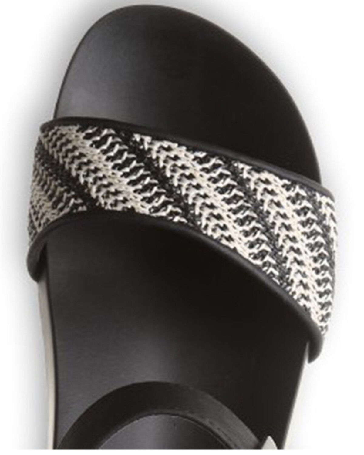 Image #6 - Bearpaw Women's Orion Platform Sandals, Black/white, hi-res