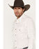 Image #2 - Gibson Men's Grapevine Arrow Geo Print Long Sleeve Snap Western Shirt, Ivory, hi-res