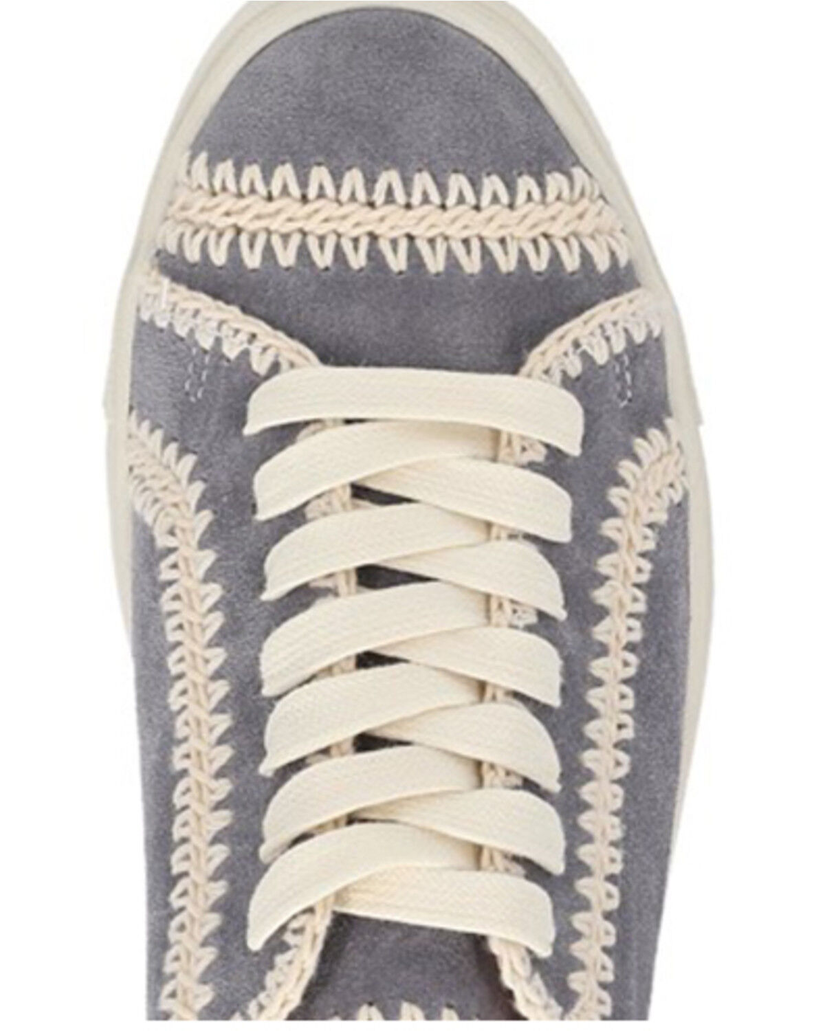 Image #6 - Frye Women's Ivy Crochet Low Lace Sneakers, Grey, hi-res
