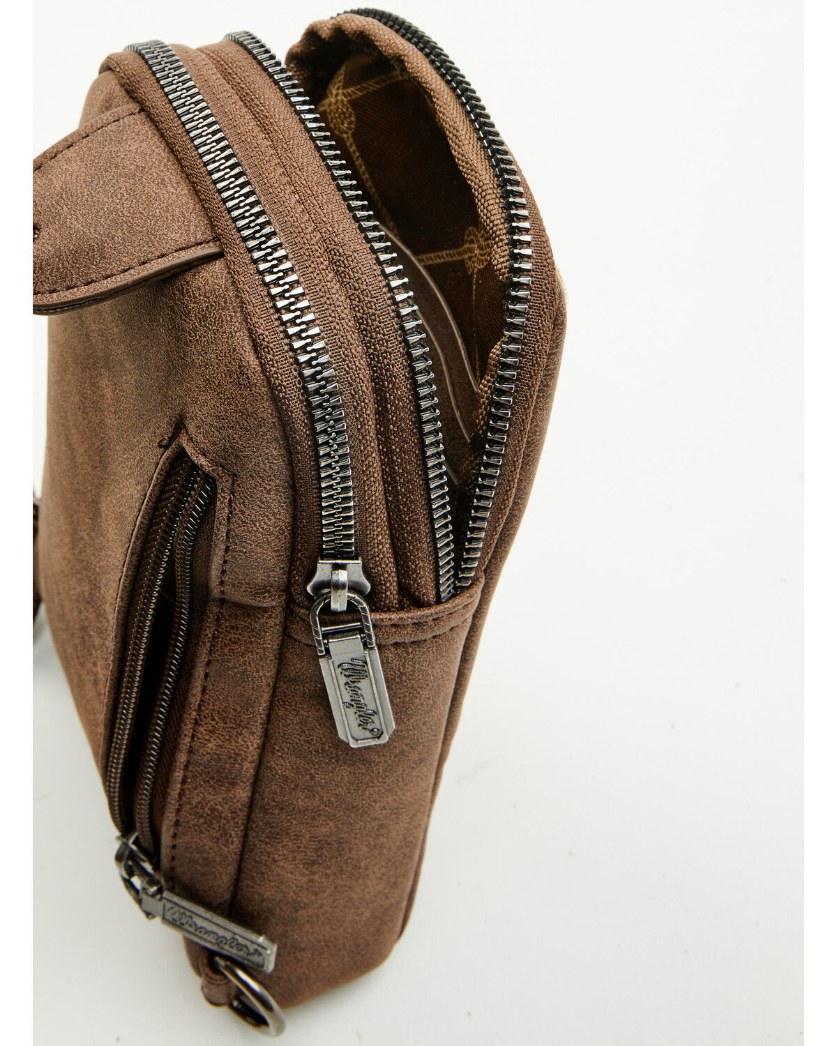 Image #4 - Wrangler Women's Boot Barn Exclusive Braided Sling Crossbody, Brown, hi-res