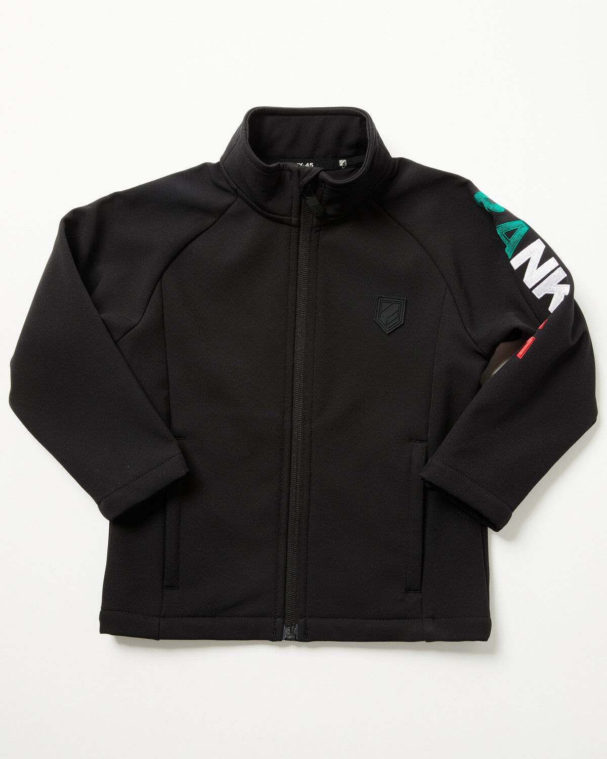 Image #1 - RANK 45® Toddler Boys' Mexico Flag Seal Softshell Jacket, Black, hi-res