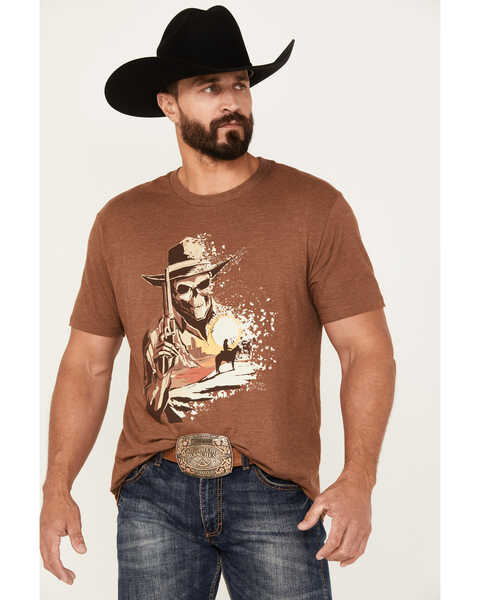Cody James Men's Desert Ride Short Sleeve Graphic T-Shirt, Brown, hi-res
